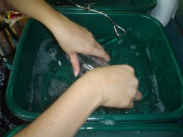 camping dishwashing