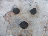 coals under charcoal chimney starter