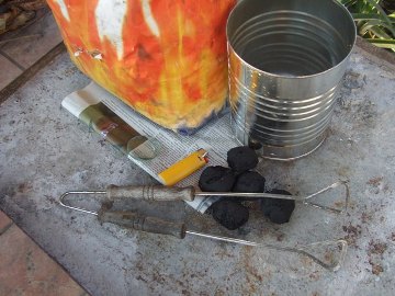 tools needed for charcoal chimney
